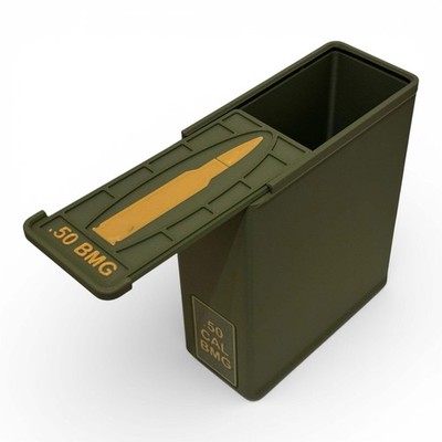 Coconut Innovations Munitionsbox / .50 BMG /  Schiebedeckel  / Patronenbox, Ammo