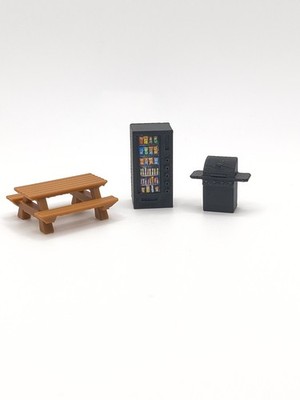 1:64 Scale 3D Printed Diecast Display Diorama Accessories  Custom Mini Scene