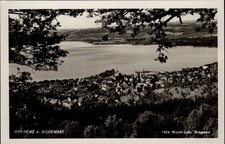 RPPC Bregenz Bodensee Aerial view vintage postcard b161