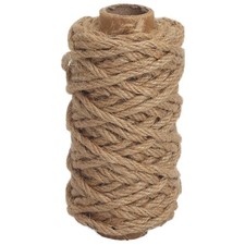 Eco-Friendly 66 Feet Jute Twine - Strong 4mm Thick Rope for Multi-Purpose Use