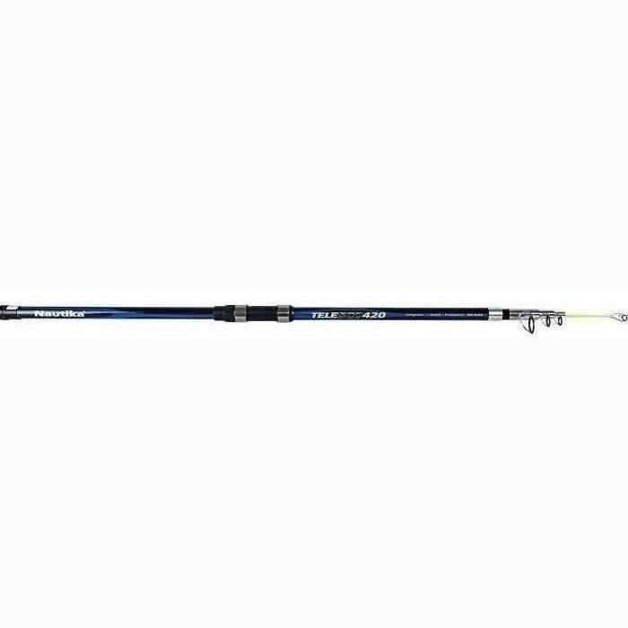 Canne telescopique Nautika robuste de 4m20 ideale pour lancer loin