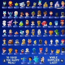 2025 McDONALD'S Disney 70th Anniversary Disneyland HAPPY MEAL TOYS Or Set