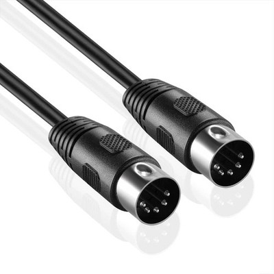 MIDI-Kabel 5-polig DIN Stecker für Piano, Keyboard, Audio Interface