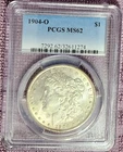 1904-O Morgan Silver Dollar PCGS MS62 UNCIRCULATED $1 Coin New Orleans