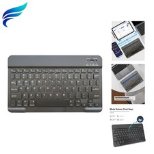 Ultra-Slim Wireless Bluetooth Keyboard, Rechargeable Travel Portable Keyboard...