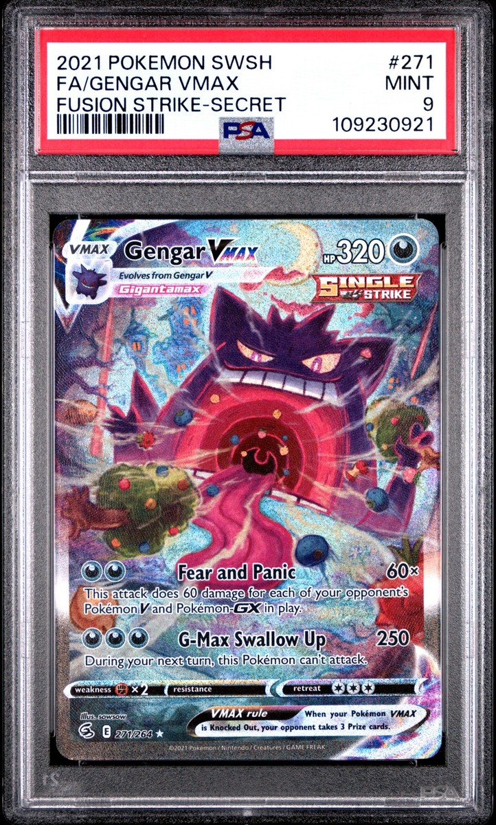 Pokemon Sword & Shield (海外版) 2021 POKEMON SWORD & SHIELD FUSION STRIKE SECRET #271 FULL ART