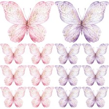 Wesiti 18 Pieces Butterfly Baby Shower Birthday Decorations Butterfly Party T...