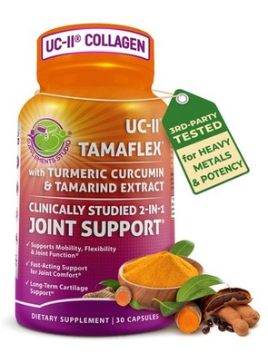 Joint Supplement with UCII  & TamaFlex    Undenatured Type II Collagen, Turme...