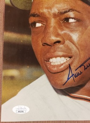 Willie Mays Auto 8 x 10 San Francisco Giants Baseball Signed 8x10