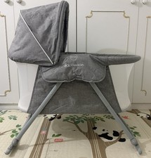 Kinderkraft Baby Crib 3 In 1 LOVI Cradle, Travel Cot, Rocker, Easy Folding