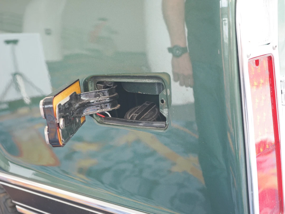 1971 GMC Truck - hidden fuel filler