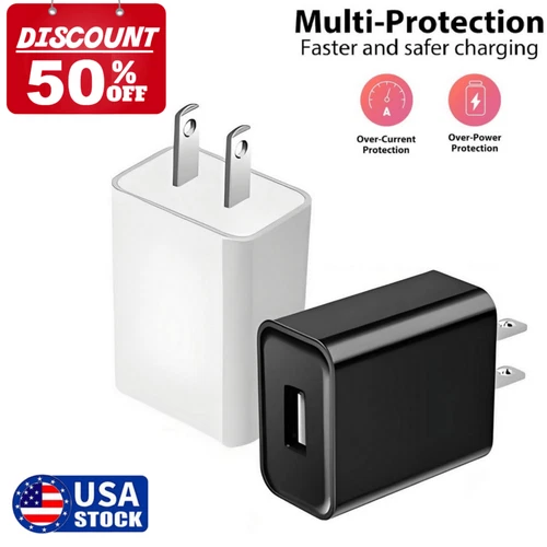 Universal 5V 2A US Plug USB AC Wall Charger Power Adapter For Smart Phone USA