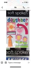 me & my BIG ideas Soft Spoken Themed Embellishments - DAUGHTER - 15 pcs