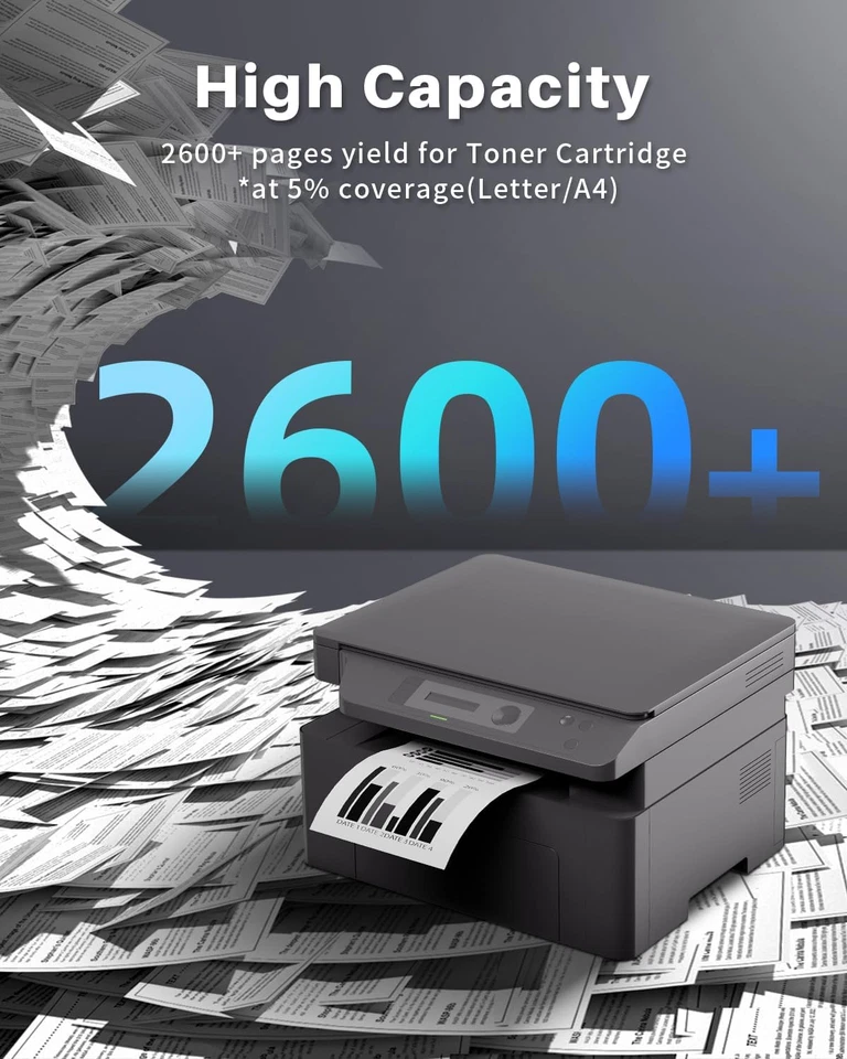TN2320 Cartucce Di Toner Compatibili per Brother TN 2320 TN2310 per MFC-L2700DW  - Immagine 3 di 4