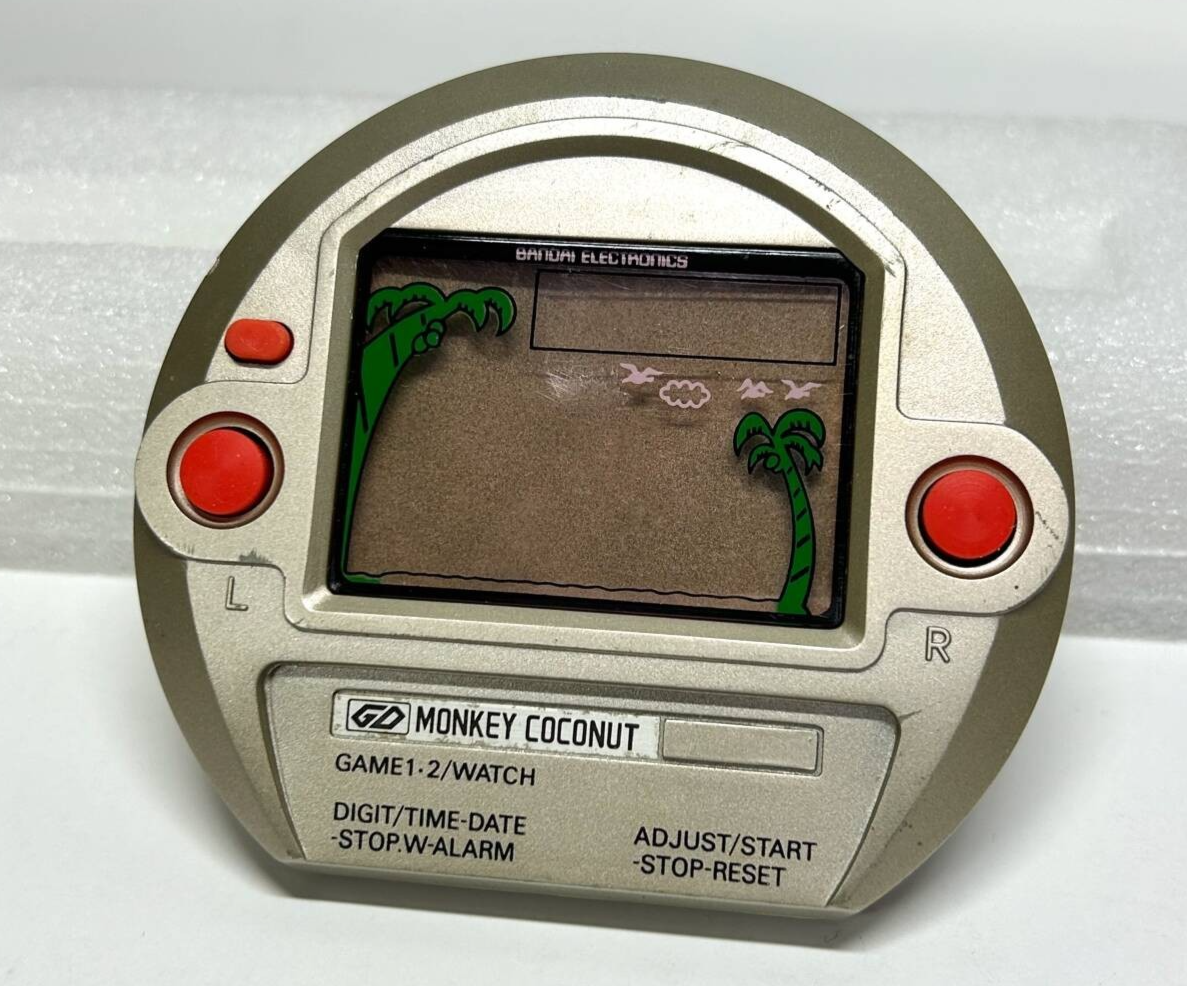Bandai Monkey Coconut GD LCD Games Handheld Electronic Retro 1980s