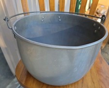 Vintage Wear Ever Large Aluminum Jam Pan Stock Pot No. 124 Made In USA