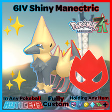 ✨ Shiny Alpha Manectric 6IV + EVs ✨ Pokemon Legends ZA 🚀 Fast 🚀