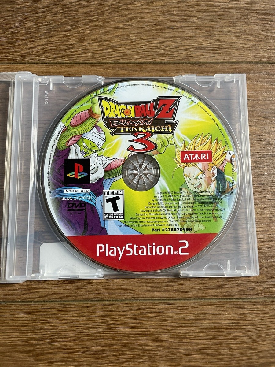 Dragon Ball Z: Budokai Tenkaichi (Sony PlayStation 2, 2007) Disc