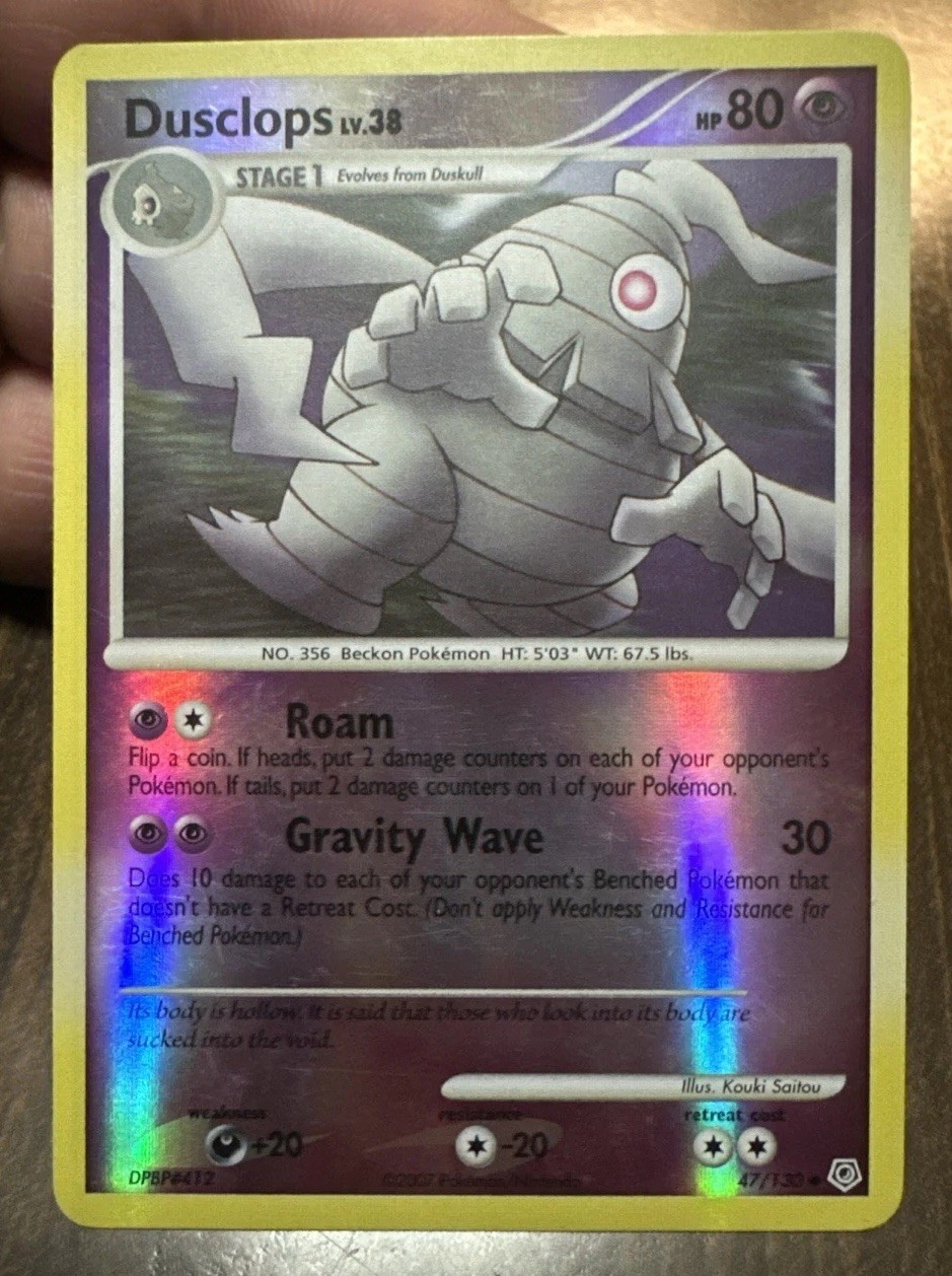 Dusclops 47/130 Diamond and Pearl Reverse Holo Lightly Played