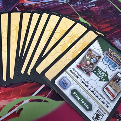Pokemon TCG Live  Code Cards - Unused - Random Set - Messaged Fast!