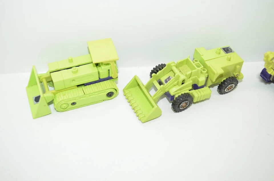 Original G1 Transformers Constructicon Lot x5 Long Haul Scrapper Devastator - Image 3 of 4