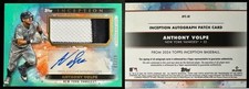 2024 Topps Inception Anthony Volpe Autograph Patch /50 #APC-AV