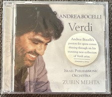 ANDREA BOCELLI CD VERDI 2000 Zubin Mehta Opera New, Sealed