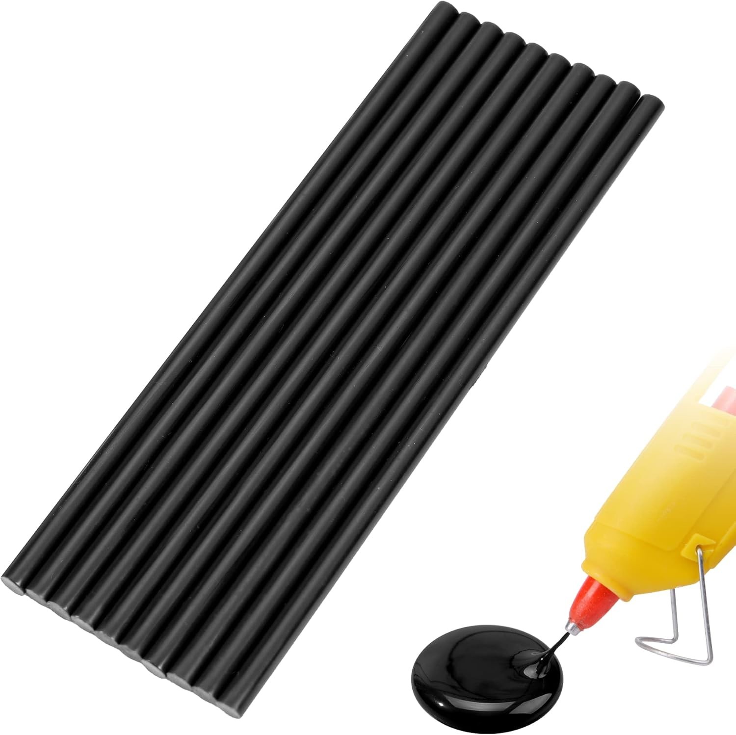 10 Pieces Mini Hot Glue Gun Sticks 7mm x 200mm Hot Melt Glue Sticks for DIY Art
