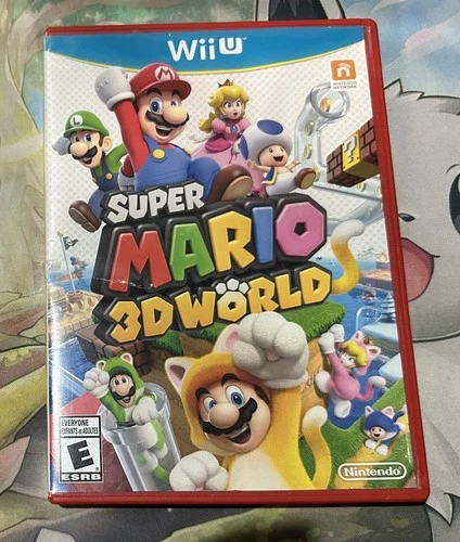 Super Mario 3D World (Wii U, 2013) Complete In Box With Manual And Game Disc