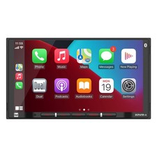 Dual 7" 2 DIN Car Radio with Apple CarPlay  Android Auto