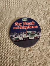 HESS Toy Truck and Airplane 3" Button Badge