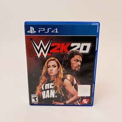 Sony PlayStation 4 WWE 2K20 Wrestling Video Game 2019 Complete PS4 Tested Works