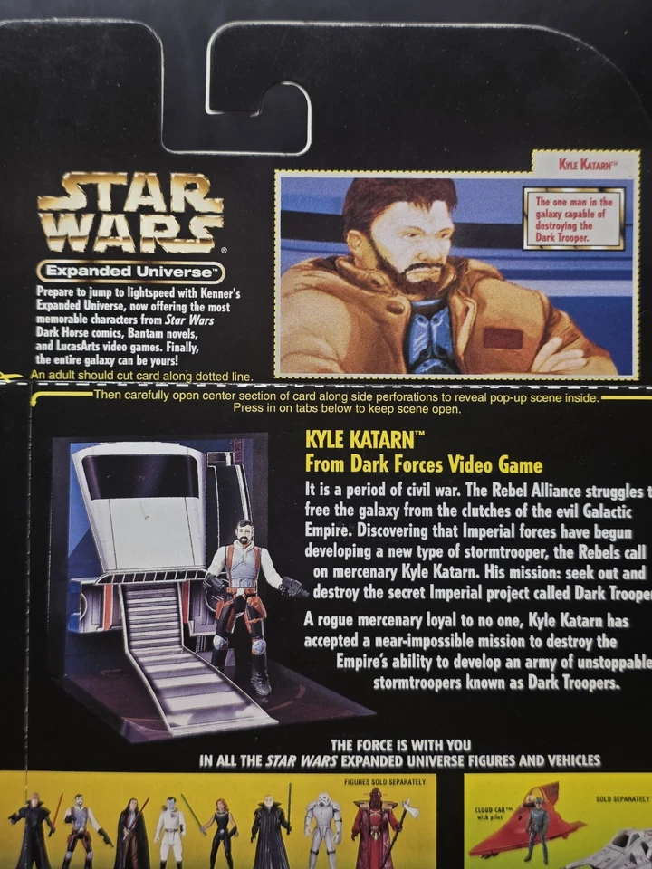Kyle Katarn 3D Guerra de las Galaxias Poder de la Fuerza Universo Expandido Sin usar, en caja Sellado Foto 4 de 4