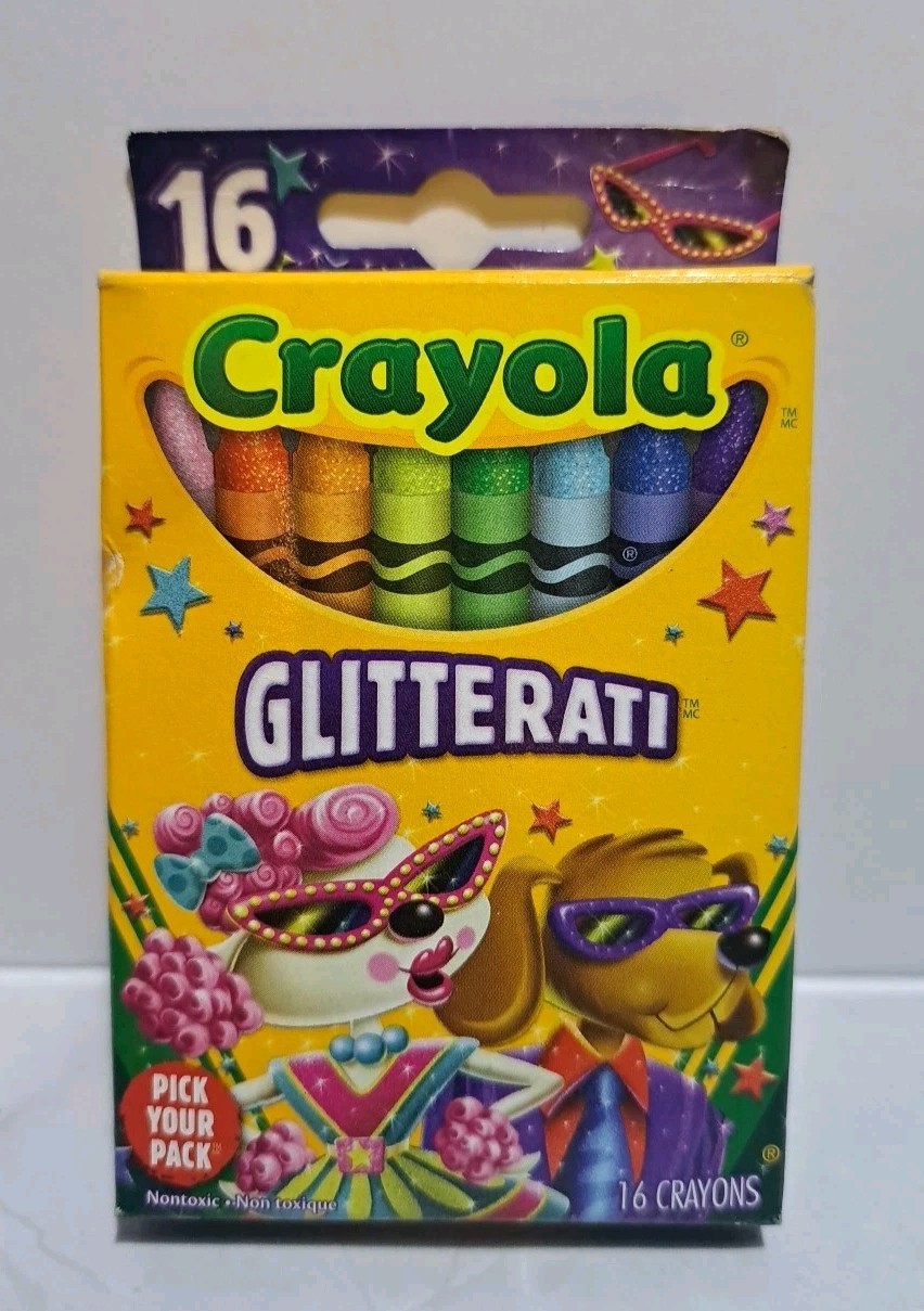 CRAYOLA Glitterati Glitter Crayons 16 Pack 2014