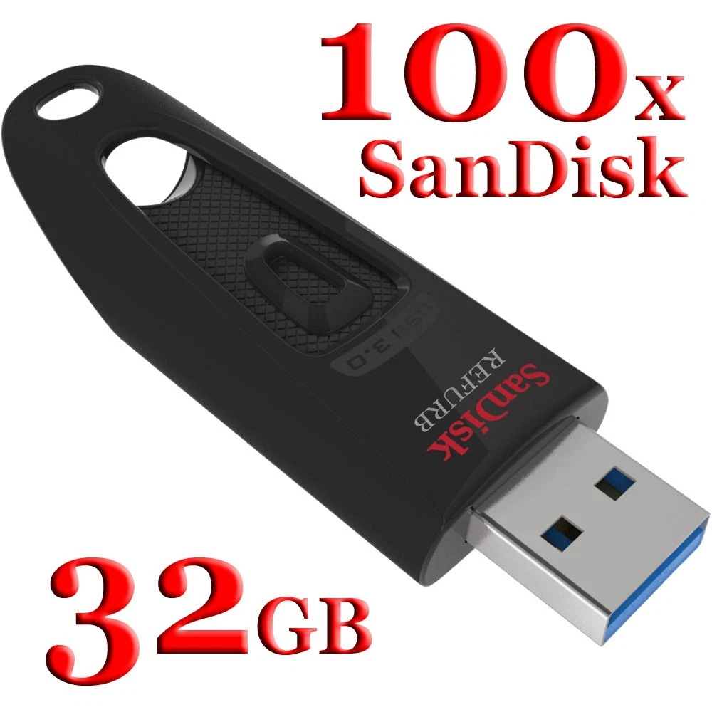 SanDisk - SANDISK USB 32GB 2つ 未使用 SanDisk USB 3.0 USB Specification 32 GB USB Flash Drives for sale