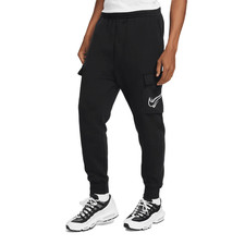 Nike Multi-Swoosh Cargo Joggers DQ3946-010 – Men’s Black Fleece Sweatpants