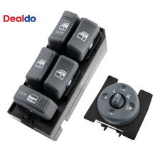 Master Power Window Switch Mirror Control Driver Side 4 Door, Compatible with 19