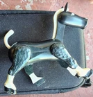 Vintage Fisher Price Little People Black And White Horse Hong Kong Western Town