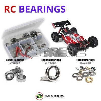 RCScrewZ Rubber Shielded Bearing arrm008r for ARRMA TYPHON 6S BLX AR106028 | KIT