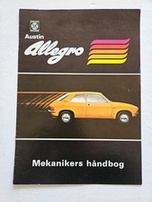 AUSTIN ALLEGRO SALES BROCHURE 1970'S DANISH