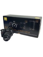Nikon DSLR Digital Camera D3100 200mm Double Zoom Kit Black Used