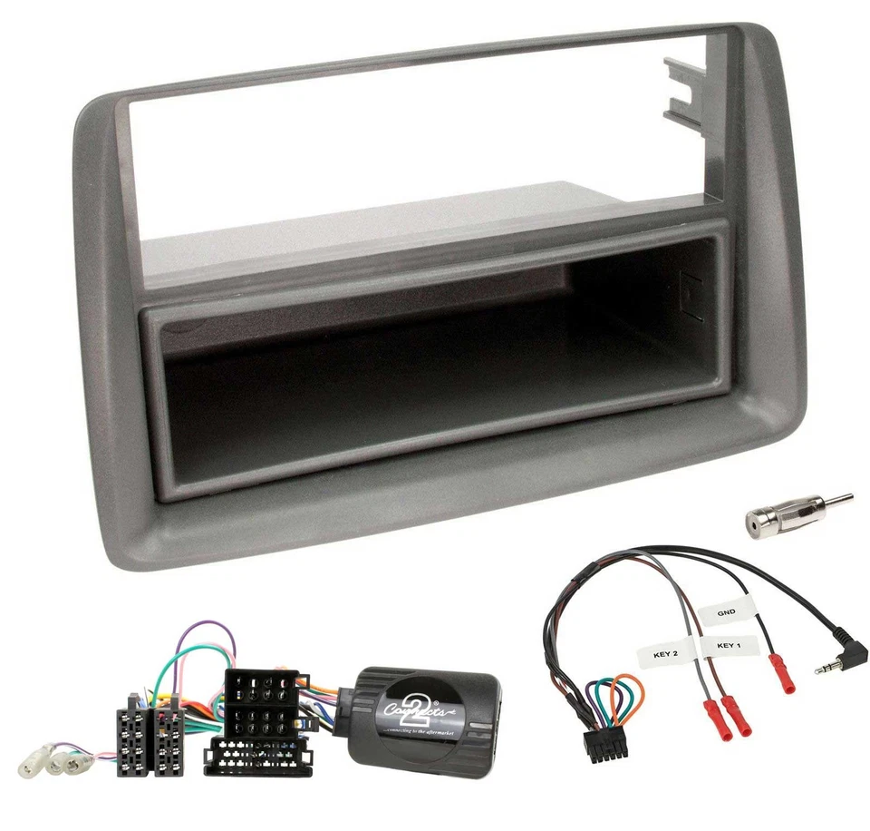 Pioneer DAB Lenkrad USB Bluetooth Autoradio für Fiat Panda 169 2007-2012 grau - Bild 3 von 4