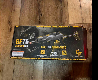 Game Face GF76 Airsoft AEG 375 FPS Full/Semi-Auto w/ Battery & Charger