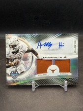 Anthony Hill Jr. 2025 Bowman Best University Dual Relic AUTO Texas Longhorns BS5