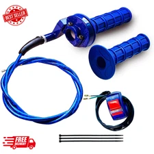 7/8 22mm Twist Throttle Accelerator Handle Grips for Pit Bike Mini Bike Throt...