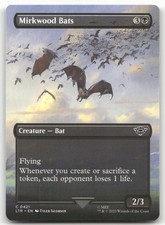 Mirkwood Bats (Borderless) #421 (NM) Lord of the Rings LTR Magic MTG