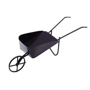 Mini Brouette Petit Métal Brouette Barrow Tiny Wheel Barrow Modèle Miniature F