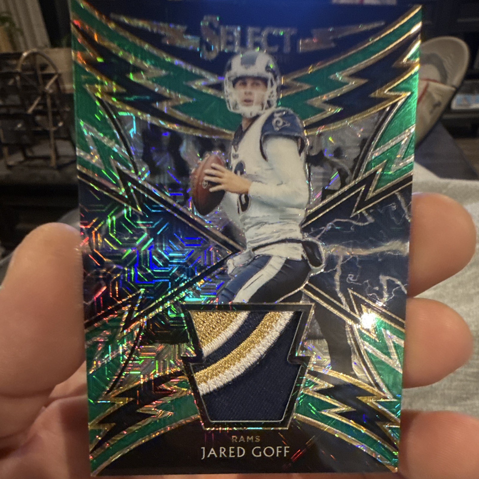 2018 Panini Select - Sparks Prizm Jared Goff #7 First Print 1/5!!!