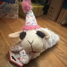 Multipet Plush Lamb Chop Birthday Squeaky Stu...