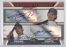 2007 Topps Co-Signers Angel Pagan Buck Coats #CS-PC Auto 4p7